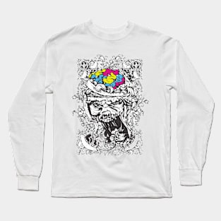 L.I.G. Colorful Zombie Brains Collection Long Sleeve T-Shirt